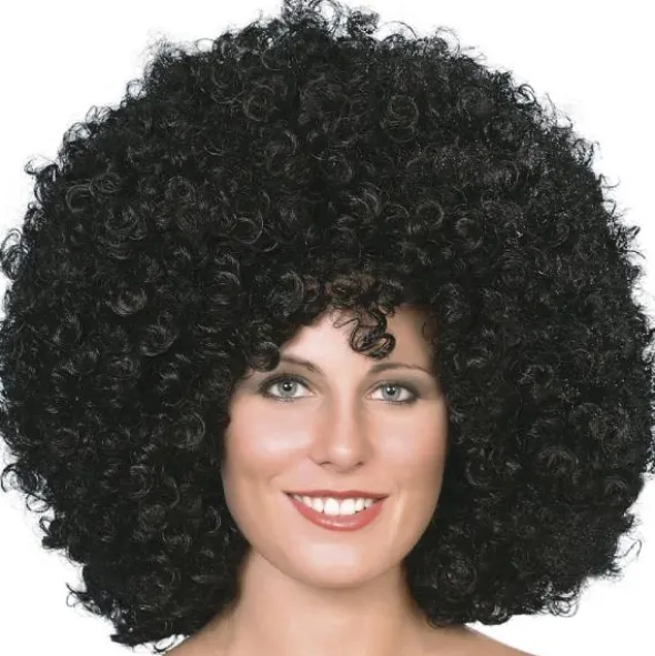 Afro Peruk Svart