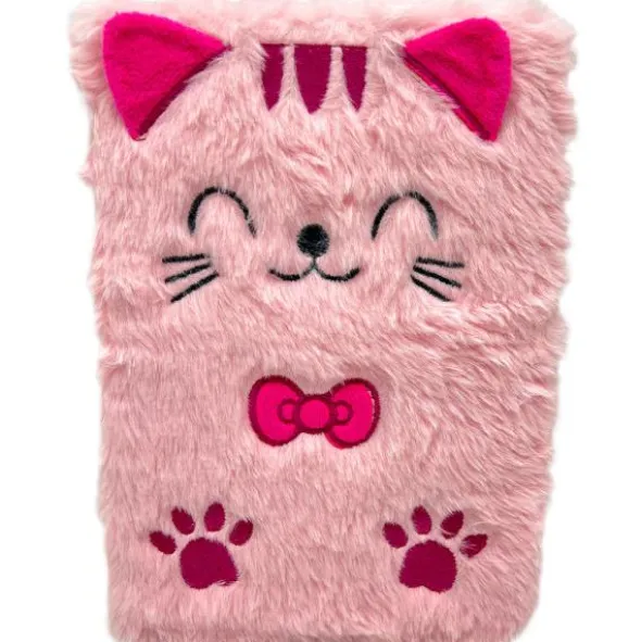 Anteckningsblock Fluffig Rosa Katt