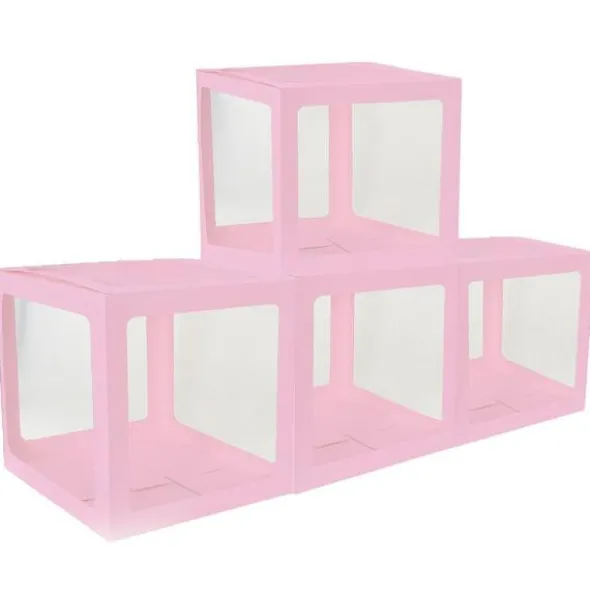 Askar Transparent/Rosa 4-pack