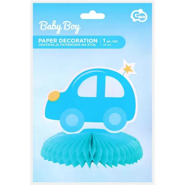 Baby Boy Bordsdekoration Bil