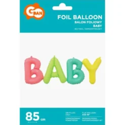 Baby Folieballong Pastell