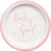 Baby Girl Papperstallrikar