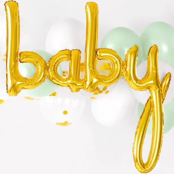 Baby Guld Folieballong