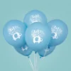 Babyshower Ballonger Elefant Blå