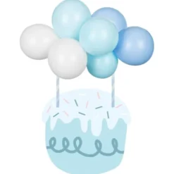 Baby Shower Ballong Tårtdekoration Blå 29 cm