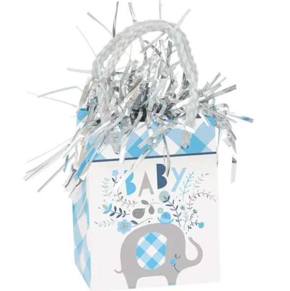 Babyshower Ballongvikt Elefant Blå