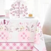 Babyshower Bordsdekoration Utvikbar Elefant Rosa