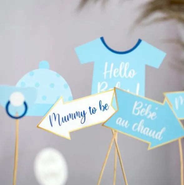 Baby Shower Boy Fotoprops 11-pack
