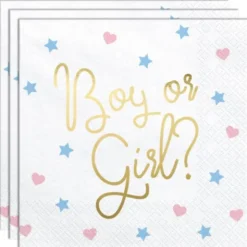 Baby Shower Boy or Girl Servetter