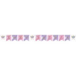 Baby Shower Flaggirlang Unicorn Baby