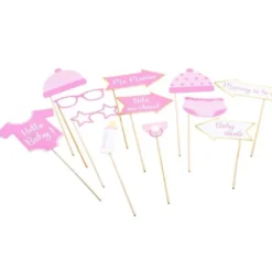 Baby Shower Girl Fotoprops 11-pack