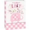 Babyshower Presentpåse Elefant Rosa