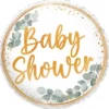 Baby Shower Rund Folieballong