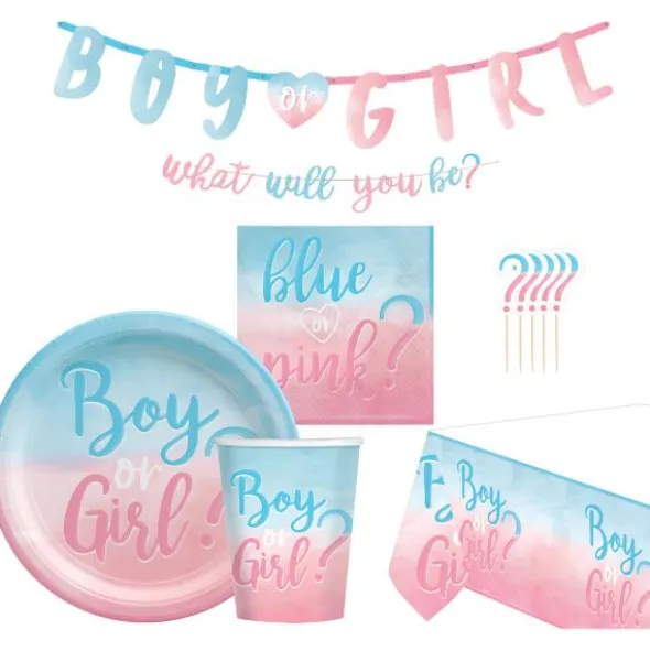 Babyshower Set Boy or Girl 35-pack
