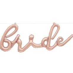 Ballong Banderoll Bride Metallic Roséguld