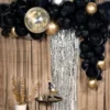 Ballongbåge Kit Svart & Guld