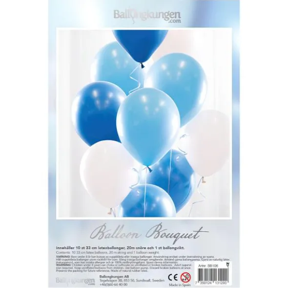 Ballongbukett Baby Blå