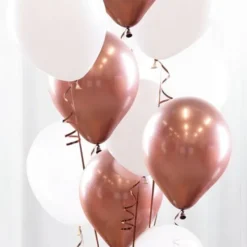 Ballongbukett Chrome Roséguld