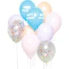 Ballongbukett Kit Happy Birthday Pastell