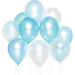 Ballongbukett Kit Vit och Blå
