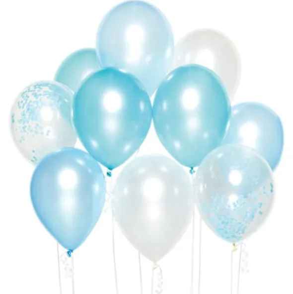Ballongbukett Kit Vit och Blå