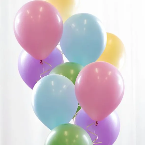 Ballongbukett Pastell