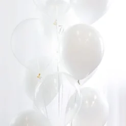 Ballongbukett Vit