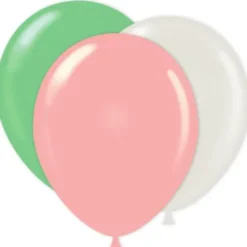 Ballonger Kombo Pastell Rosa/Grön/Vit