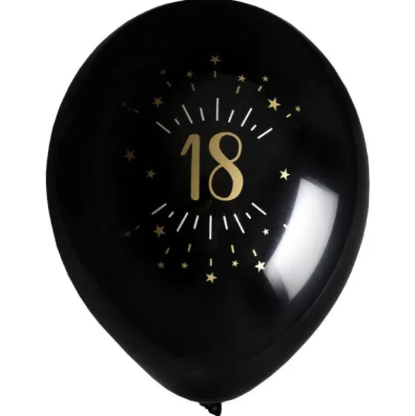 Ballonger 18 År Birthday Party Guld