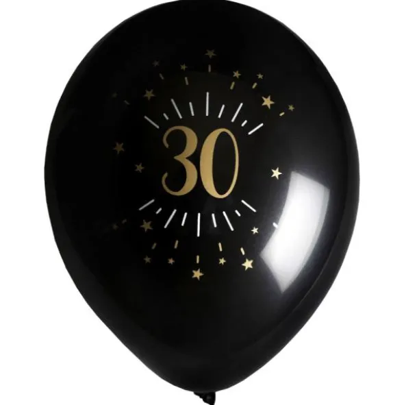 Ballonger 30 År Birthday Party Guld