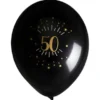 Ballonger 50 År Birthday Party Guld