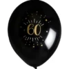 Ballonger 60 År Birthday Party Guld