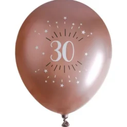 Ballonger 30 År Birthday Party Roseguld