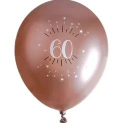 Ballonger 60 År Birthday Party Roseguld
