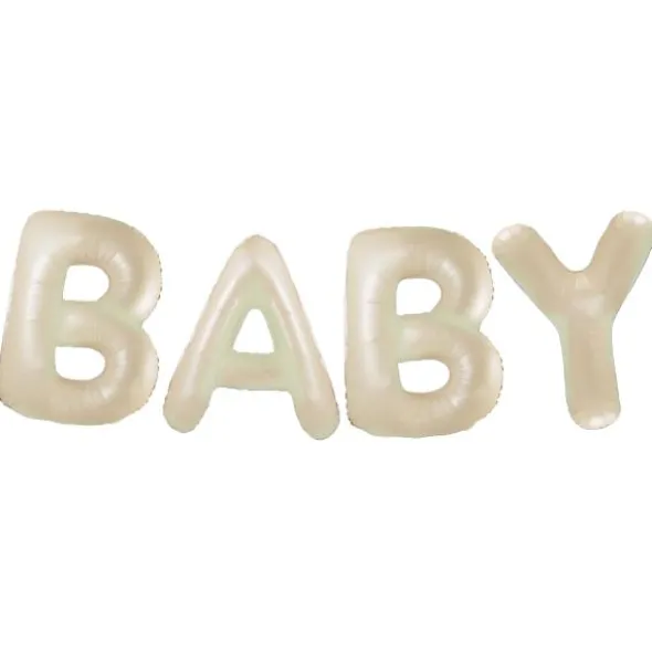 Ballonggirlang Baby Krämfärgad