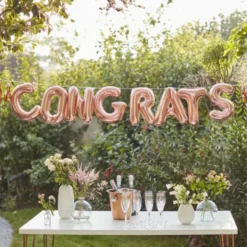 Ballonggirlang Congrats Roseguld