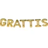 Ballonggirlang Grattis Guld
