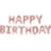 Ballonggirlang Happy Birthday Roséguld 35 cm