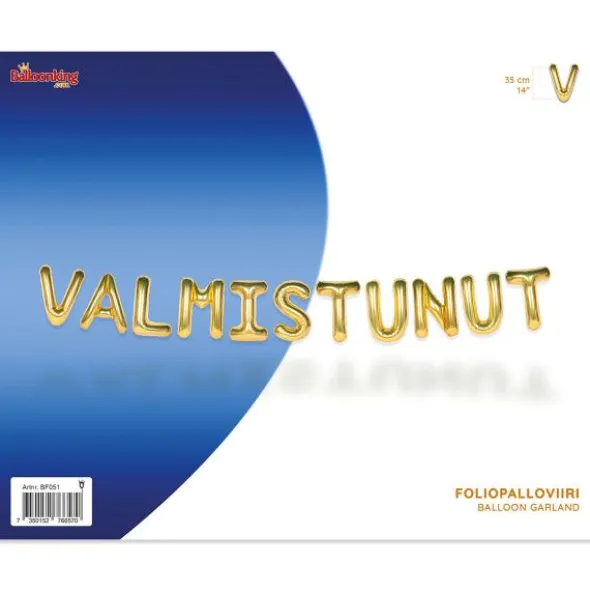 Ballonggirlang Valmistunut Guld