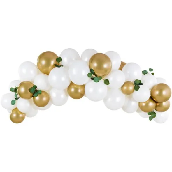 Ballonggirlang Vit och Guld