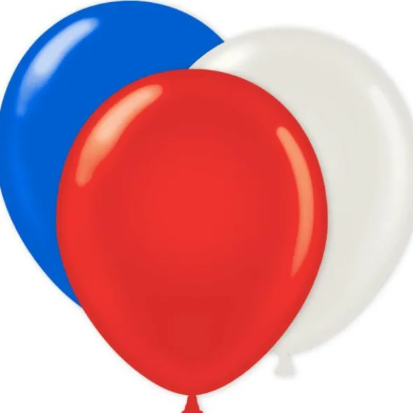 Ballongkombo Röd/Vit/Blå