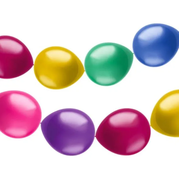 Ballonglänk Färg Mix Metallic
