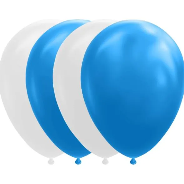 Ballongmix Blå/Vit 10-pack