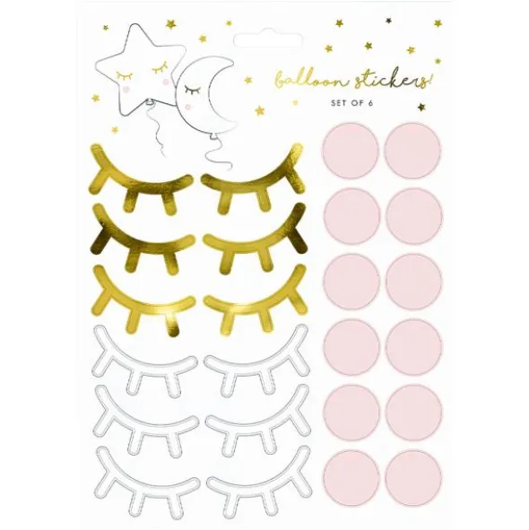 Ballongstickers Ögonfransar