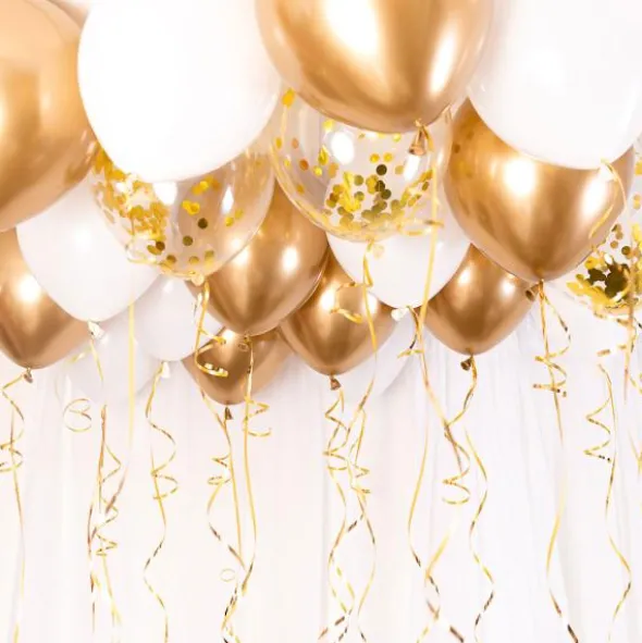 Ballongtak Kit Chrome Guld