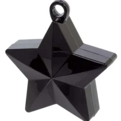 Ballongvikt Stjärna Metallic Svart