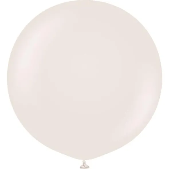 Beige Gigantiska Latexballonger White Sand 2-pack