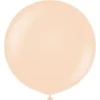 Beige Stora Latexballonger Blush (2-pack)