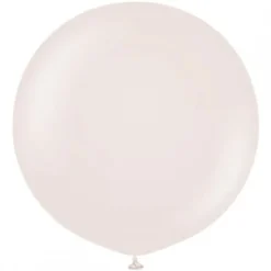 Beige Stora Latexballonger White Sand (2-pack)