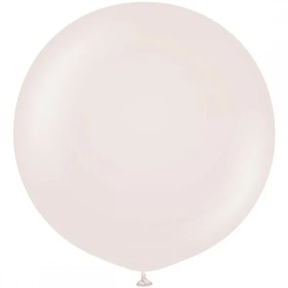 Beige Stora Latexballonger White Sand (2-pack)